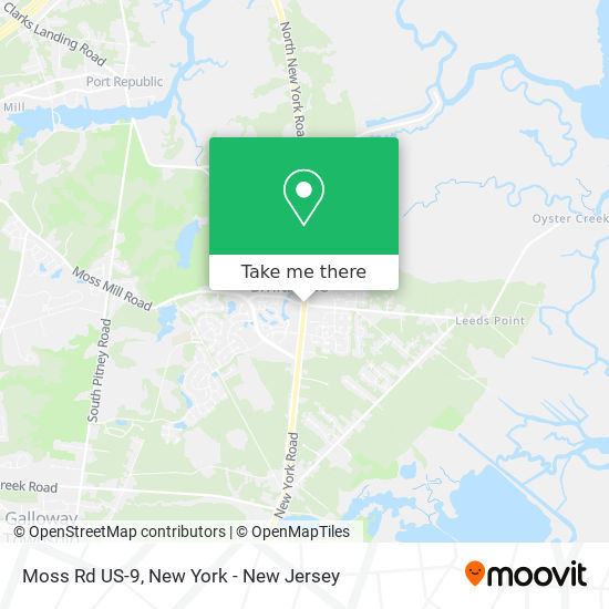 Mapa de Moss Rd US-9