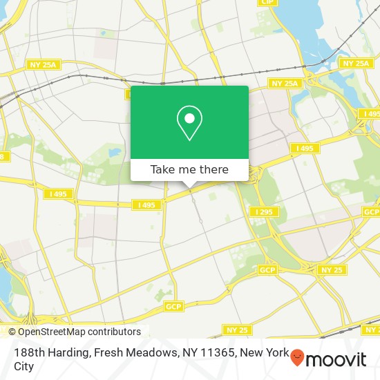 188th Harding, Fresh Meadows, NY 11365 map