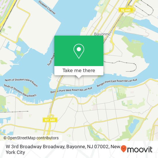 W 3rd Broadway Broadway, Bayonne, NJ 07002 map