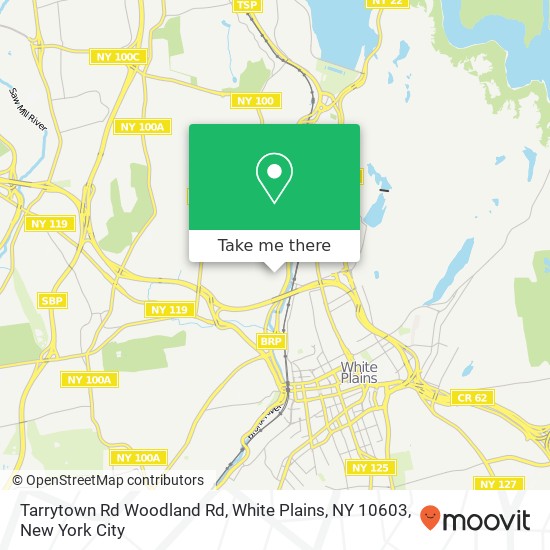 Tarrytown Rd Woodland Rd, White Plains, NY 10603 map