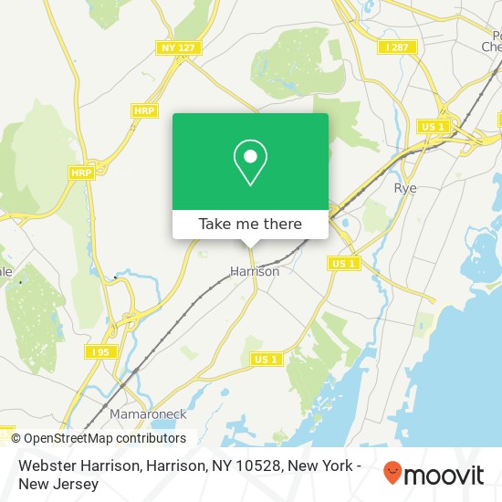 Webster Harrison, Harrison, NY 10528 map