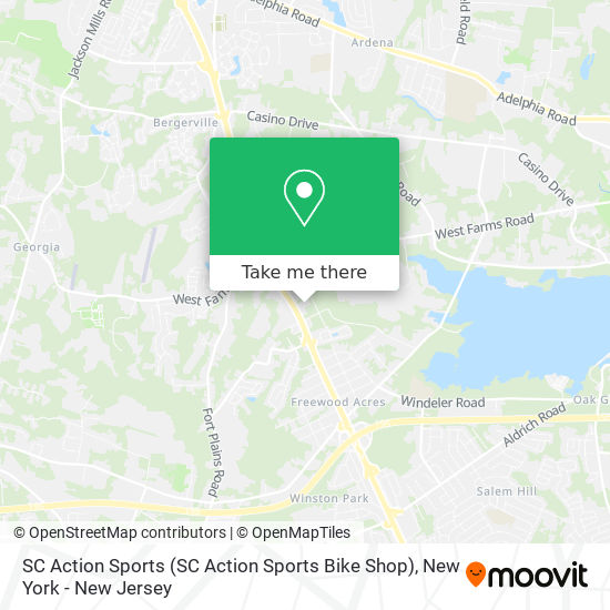 Mapa de SC Action Sports (SC Action Sports Bike Shop)