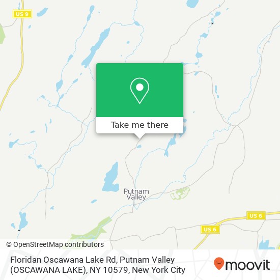 Floridan Oscawana Lake Rd, Putnam Valley (OSCAWANA LAKE), NY 10579 map