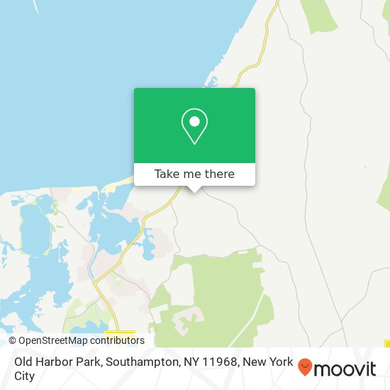 Mapa de Old Harbor Park, Southampton, NY 11968