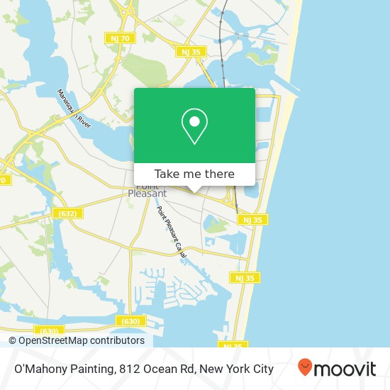 Mapa de O'Mahony Painting, 812 Ocean Rd