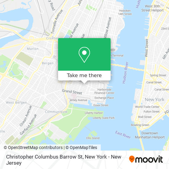 Mapa de Christopher Columbus Barrow St