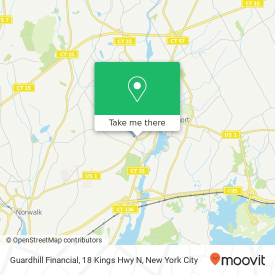 Guardhill Financial, 18 Kings Hwy N map