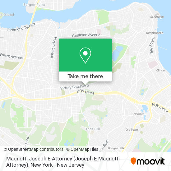 Mapa de Magnotti Joseph E Attorney