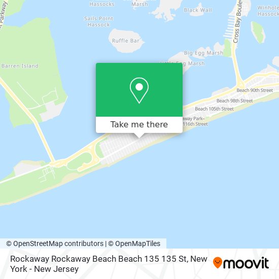 Rockaway Rockaway Beach Beach 135 135 St map
