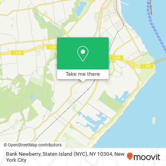 Mapa de Bank Newberry, Staten Island (NYC), NY 10304