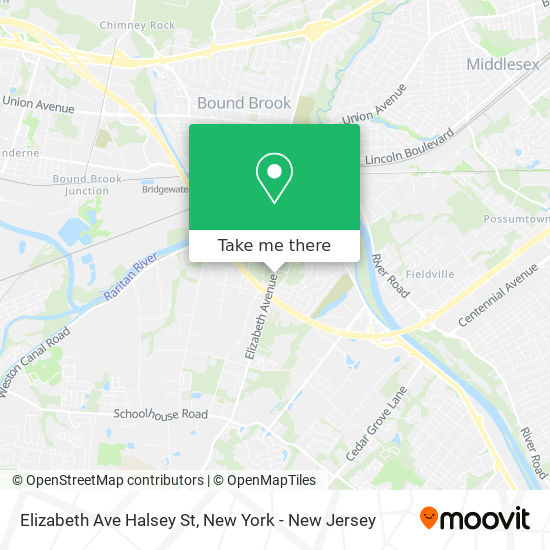 Mapa de Elizabeth Ave Halsey St