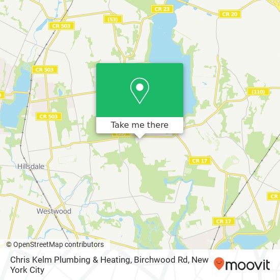 Mapa de Chris Kelm Plumbing & Heating, Birchwood Rd