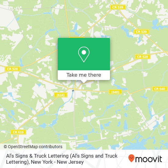 Al's Signs & Truck Lettering map