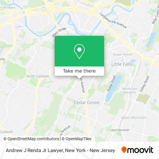 Andrew J Renda Jr Lawyer map