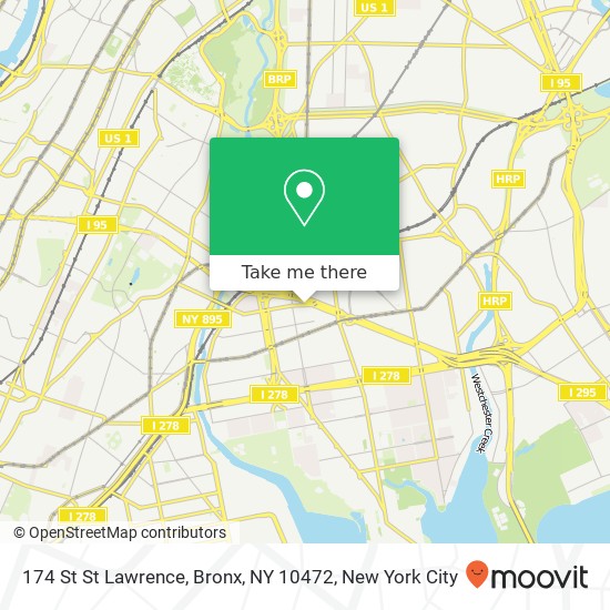 174 St St Lawrence, Bronx, NY 10472 map