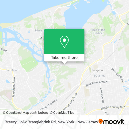 Mapa de Breezy Holw Branglebrink Rd