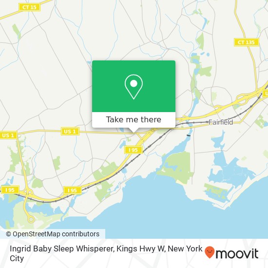 Mapa de Ingrid Baby Sleep Whisperer, Kings Hwy W