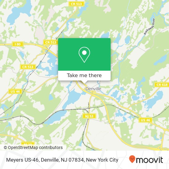 Meyers US-46, Denville, NJ 07834 map