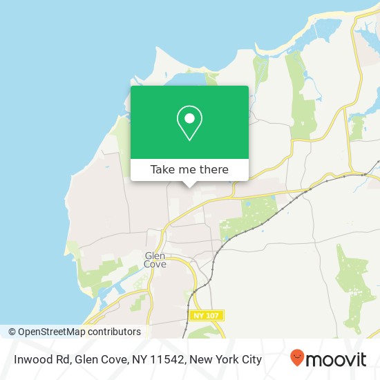 Inwood Rd, Glen Cove, NY 11542 map