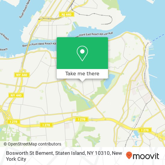 Bosworth St Bement, Staten Island, NY 10310 map