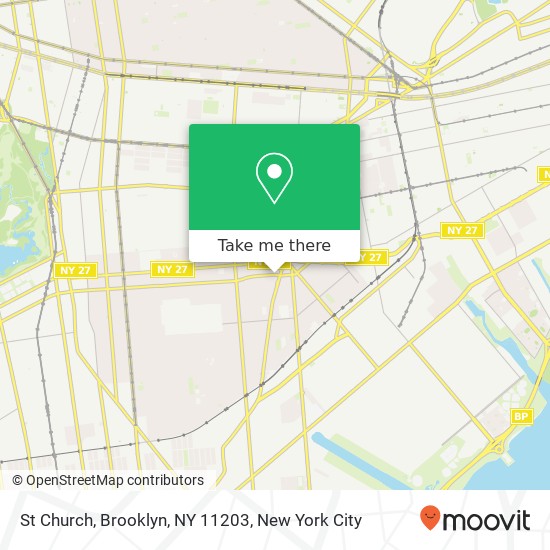 St Church, Brooklyn, NY 11203 map