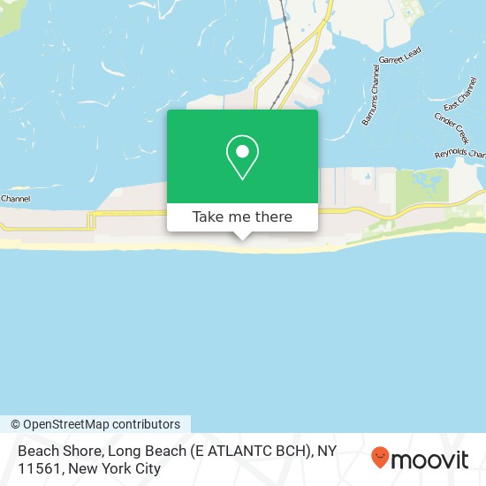 Beach Shore, Long Beach (E ATLANTC BCH), NY 11561 map