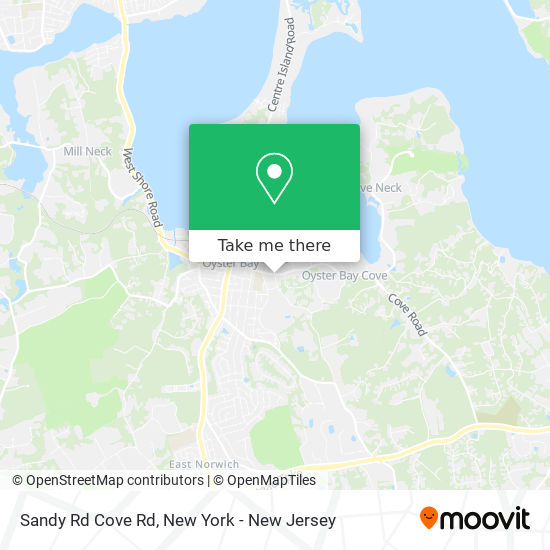 Sandy Rd Cove Rd map
