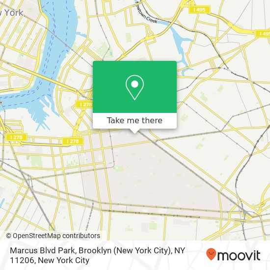 Marcus Blvd Park, Brooklyn (New York City), NY 11206 map