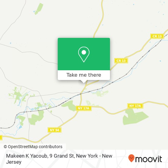 Mapa de Makeen K Yacoub, 9 Grand St