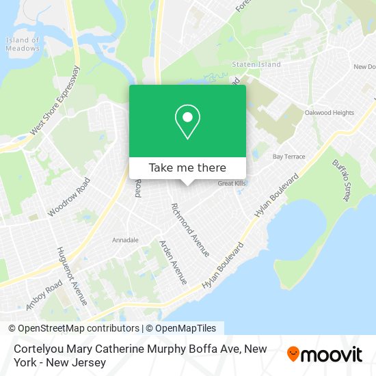 Mapa de Cortelyou Mary Catherine Murphy Boffa Ave