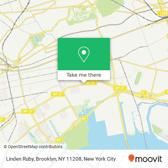 Linden Ruby, Brooklyn, NY 11208 map