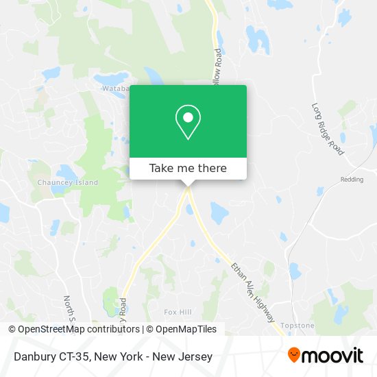 Mapa de Danbury CT-35