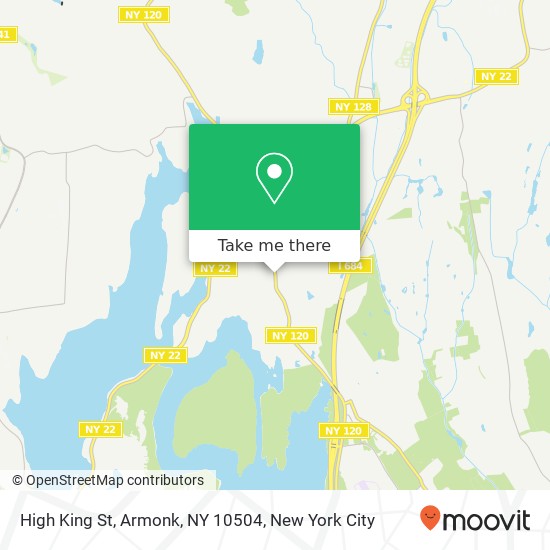 Mapa de High King St, Armonk, NY 10504