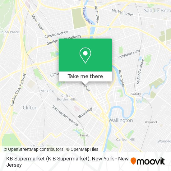 KB Supermarket (K B Supermarket) map