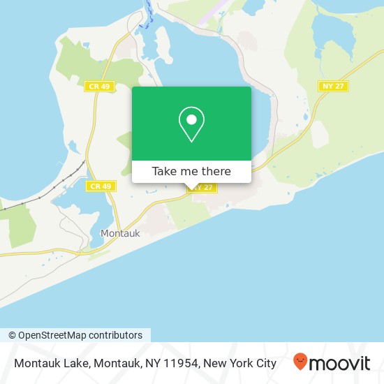 Montauk Lake, Montauk, NY 11954 map