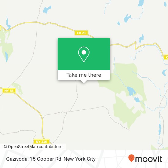 Mapa de Gazivoda, 15 Cooper Rd