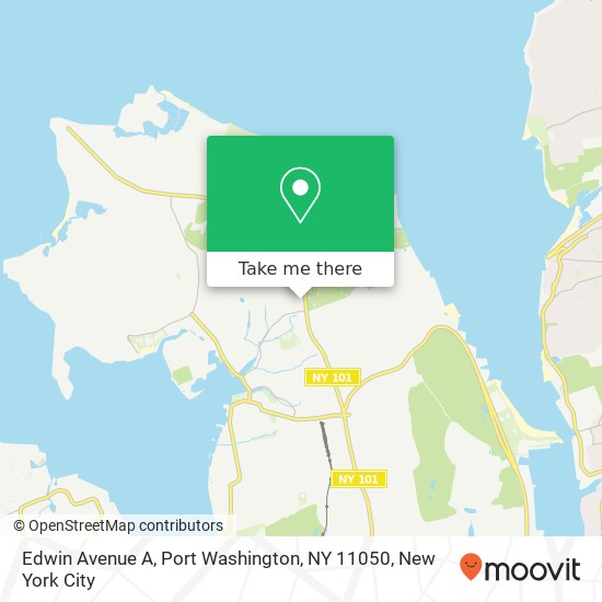 Edwin Avenue A, Port Washington, NY 11050 map