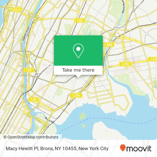 Macy Hewitt Pl, Bronx, NY 10455 map