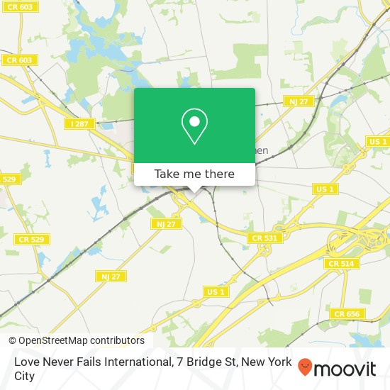 Mapa de Love Never Fails International, 7 Bridge St