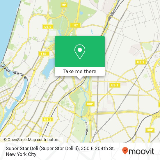 Super Star Deli (Super Star Deli Ii), 350 E 204th St map
