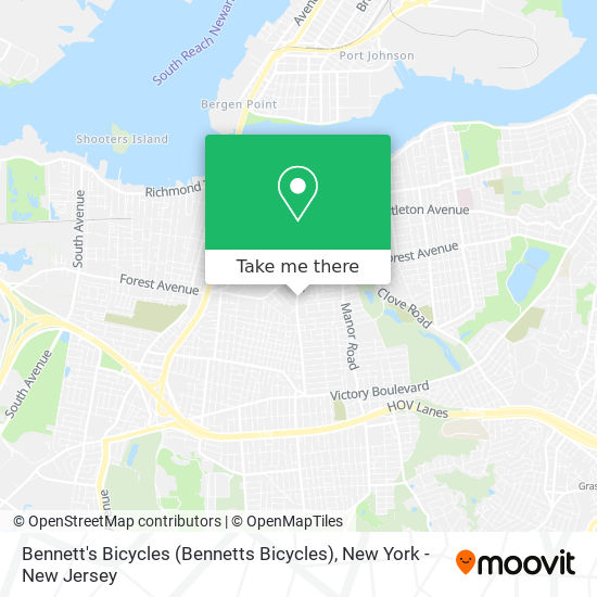 Mapa de Bennett's Bicycles (Bennetts Bicycles)
