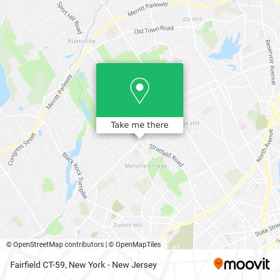 Fairfield CT-59 map