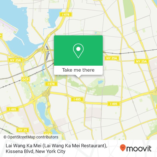 Lai Wang Ka Mei (Lai Wang Ka Mei Restaurant), Kissena Blvd map