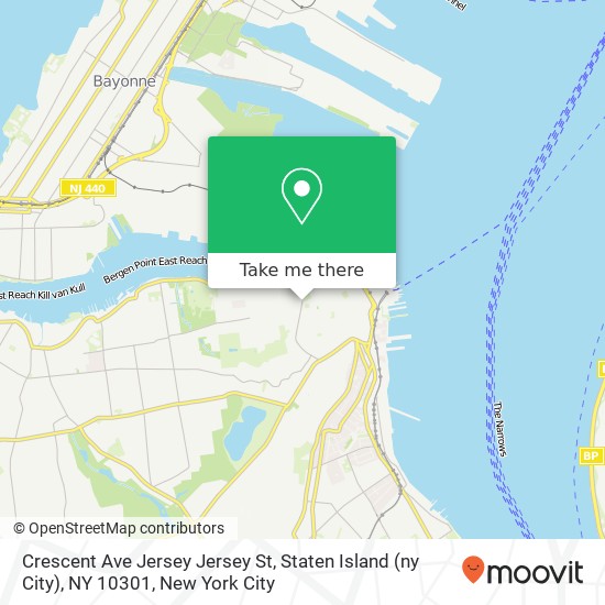 Crescent Ave Jersey Jersey St, Staten Island (ny City), NY 10301 map