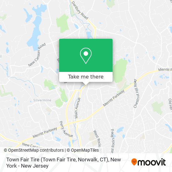Town Fair Tire (Town Fair Tire, Norwalk, CT) map