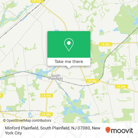Minford Plainfield, South Plainfield, NJ 07080 map