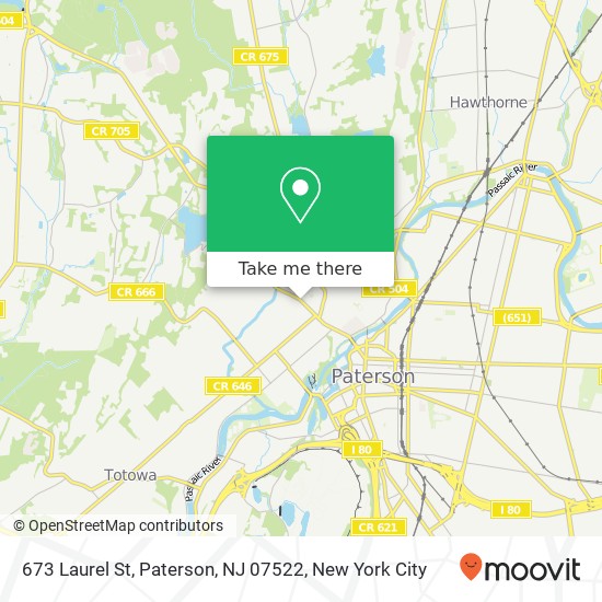 673 Laurel St, Paterson, NJ 07522 map