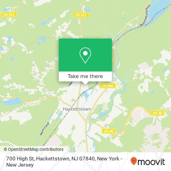 700 High St, Hackettstown, NJ 07840 map