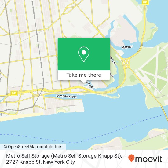 Mapa de Metro Self Storage (Metro Self Storage-Knapp St), 2727 Knapp St
