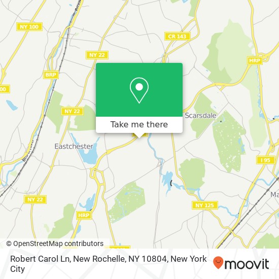 Robert Carol Ln, New Rochelle, NY 10804 map